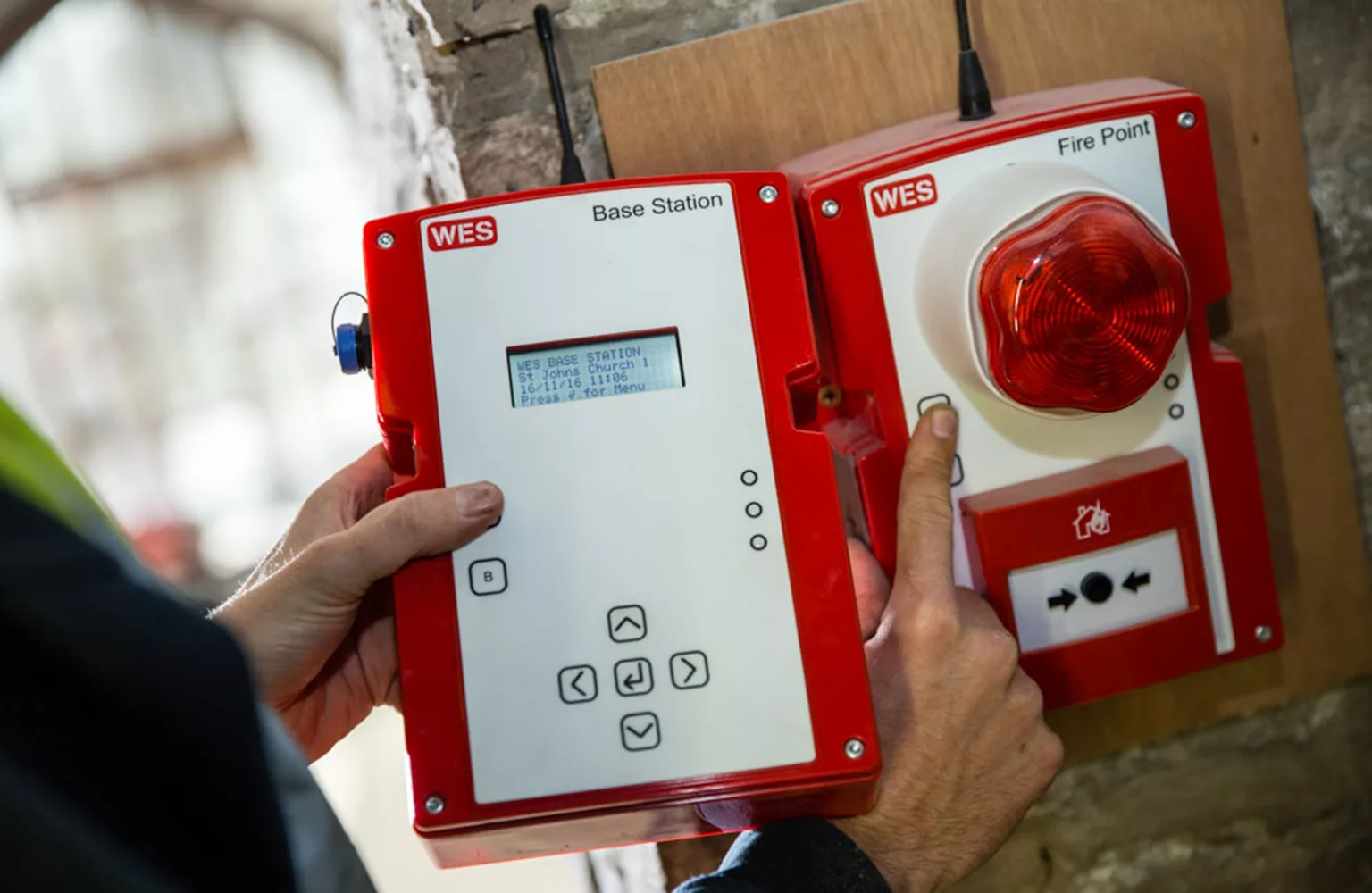 WES+ brezžični sistem za varstvo pred požarom